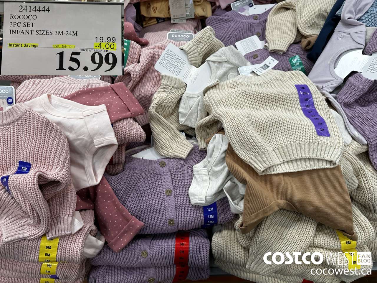 2414444 ROCOCO 3PC SET INFANT SIZES 3M-24M ($4.00 INSTANT SAVINGS EXPIRES ON 2024-10-13) $15.99