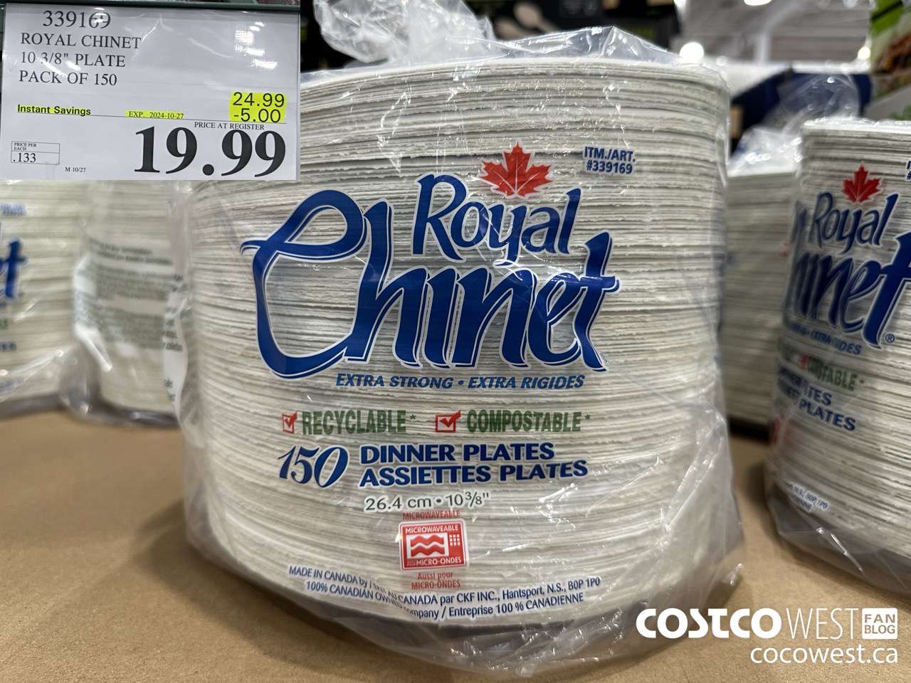 339169 ROYAL CHINET 10 3/8