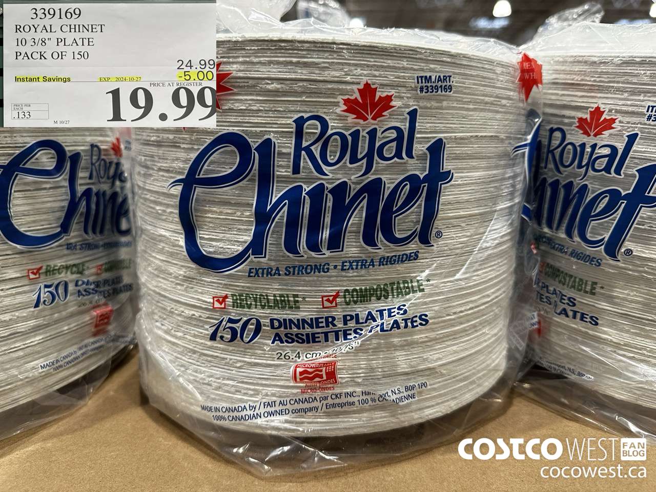 339169 ROYAL CHINET 10 3/8