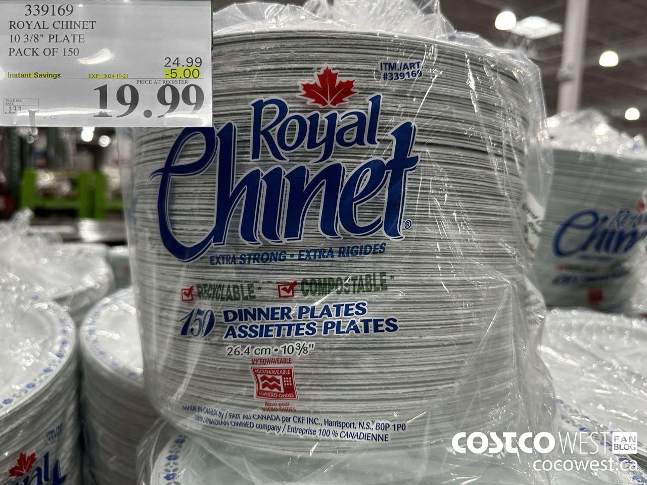 339169 ROYAL CHINET 10 3/8