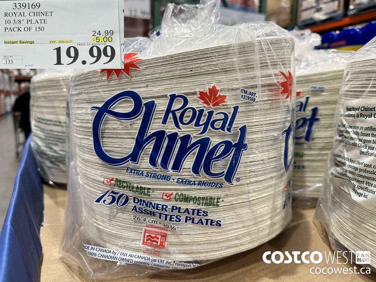 339169 ROYAL CHINET 10 3/8