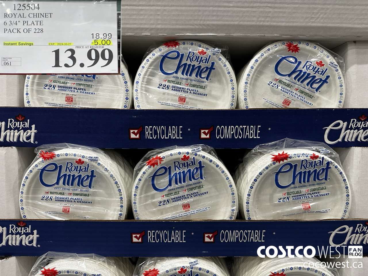 125504 ROYAL CHINET 6 3/4