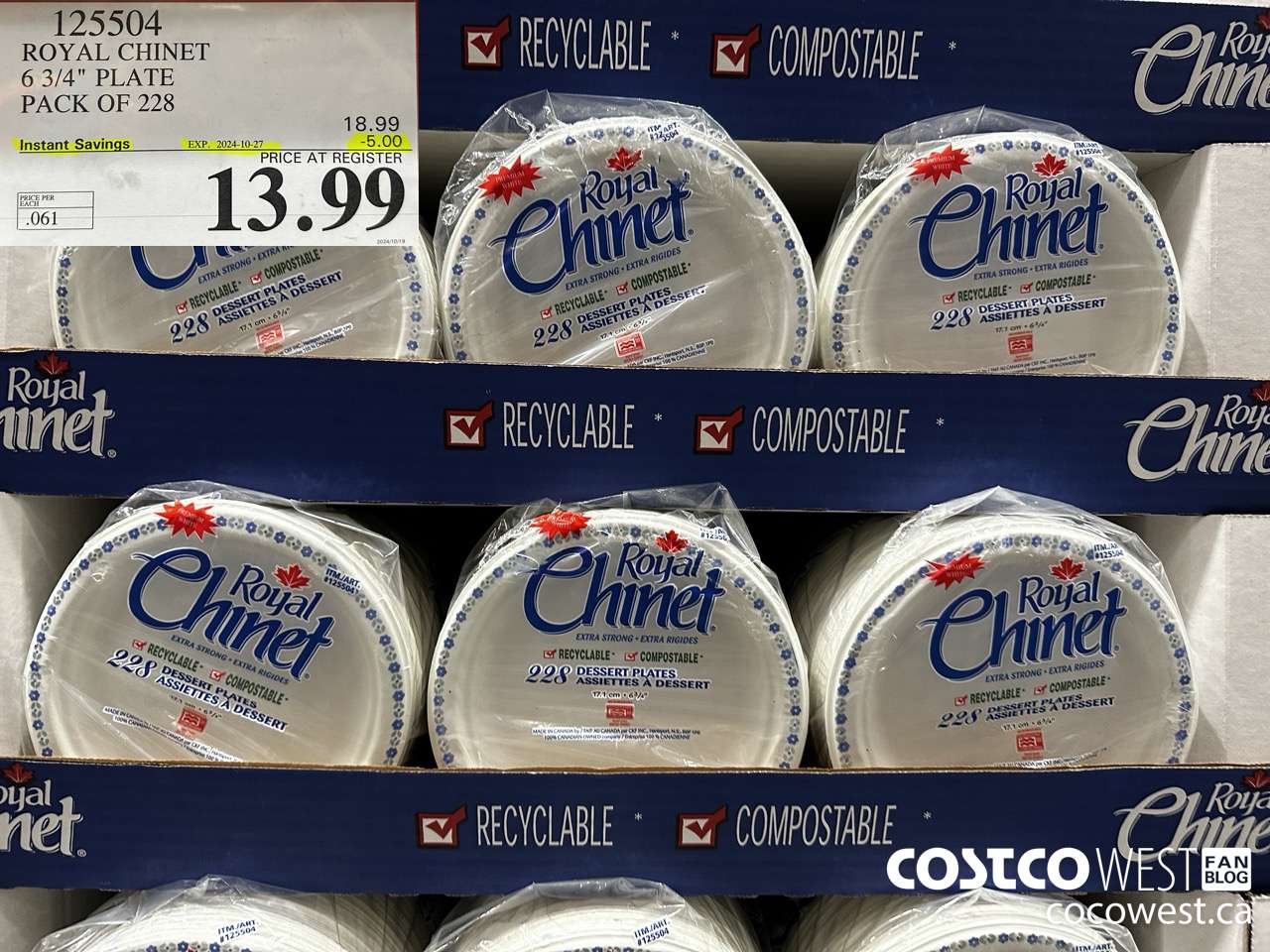 125504 ROYAL CHINET 6 3/4