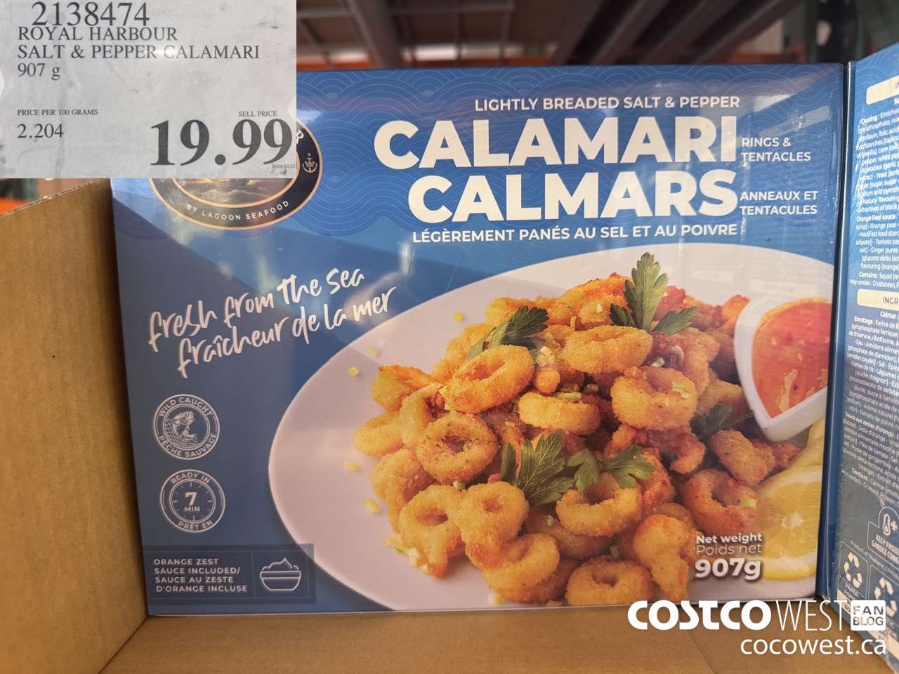 2138474 ROYAL HARBOUR SALT & PEPPER CALAMARI 907G $19.99