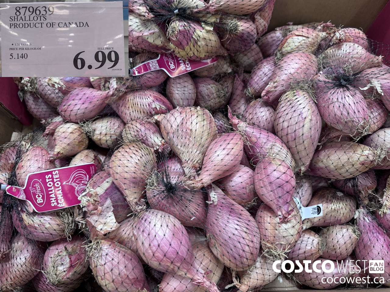 879639 SHALLOTS PRODUCT OF CANADA $6.99