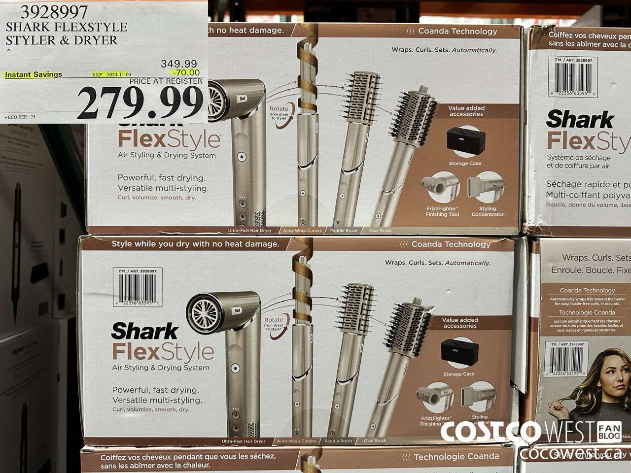 3928997 SHARK FLEXSTYLE STYLER & DRYER ($70.00 INSTANT SAVINGS EXPIRES ON 2024-11-03) $279.99