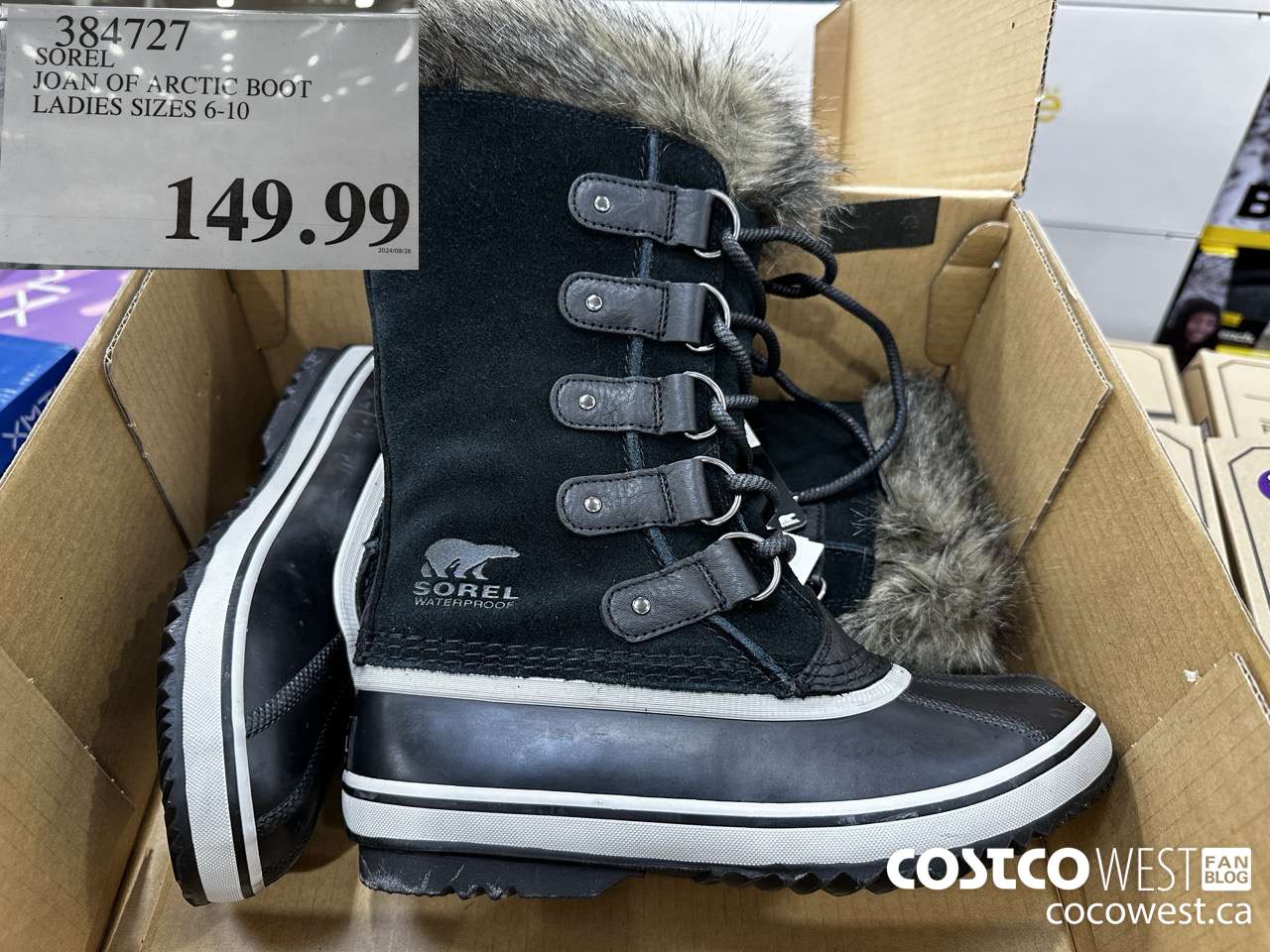 384727 SOREL JOAN OF ARCTIC BOOT LADIES SIZES 6-10 $149.99