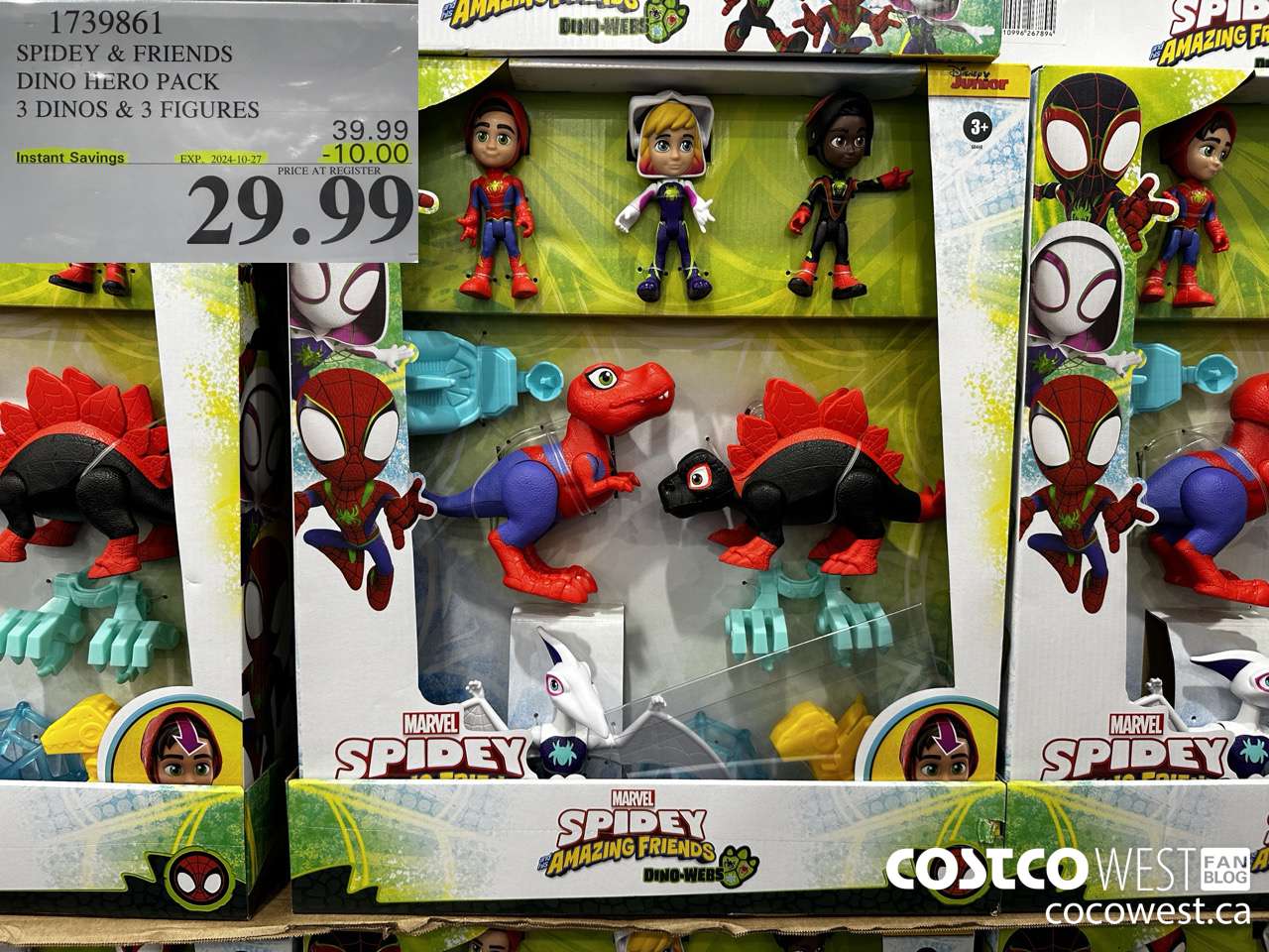 1739861 SPIDEY & FRIENDS DINO HERO PACK 3 DINOS & 3 FIGURES ($10.00 INSTANT SAVINGS EXPIRES ON 2024-10-27) $29.99