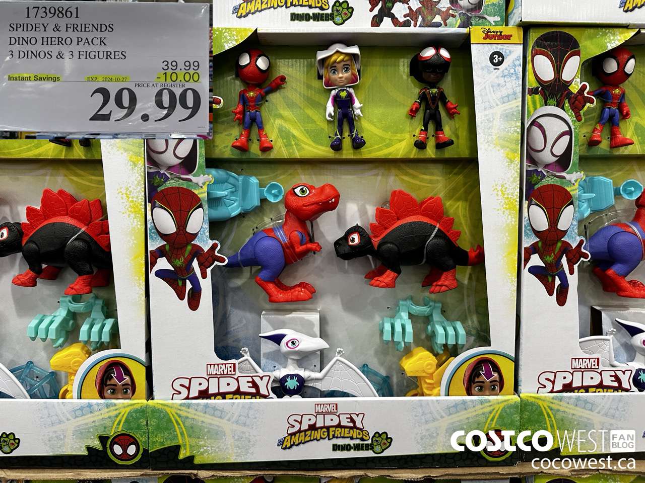 1739861 SPIDEY & FRIENDS DINO HERO PACK 3 DINOS & 3 FIGURES ($10.00 INSTANT SAVINGS EXPIRES ON 2024-10-27) $29.99