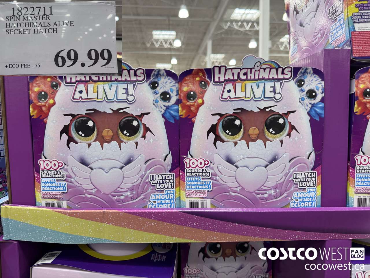 1822711 SPIN MASTER HATCHIMALS ALIVE SECRET HATCH $69.99