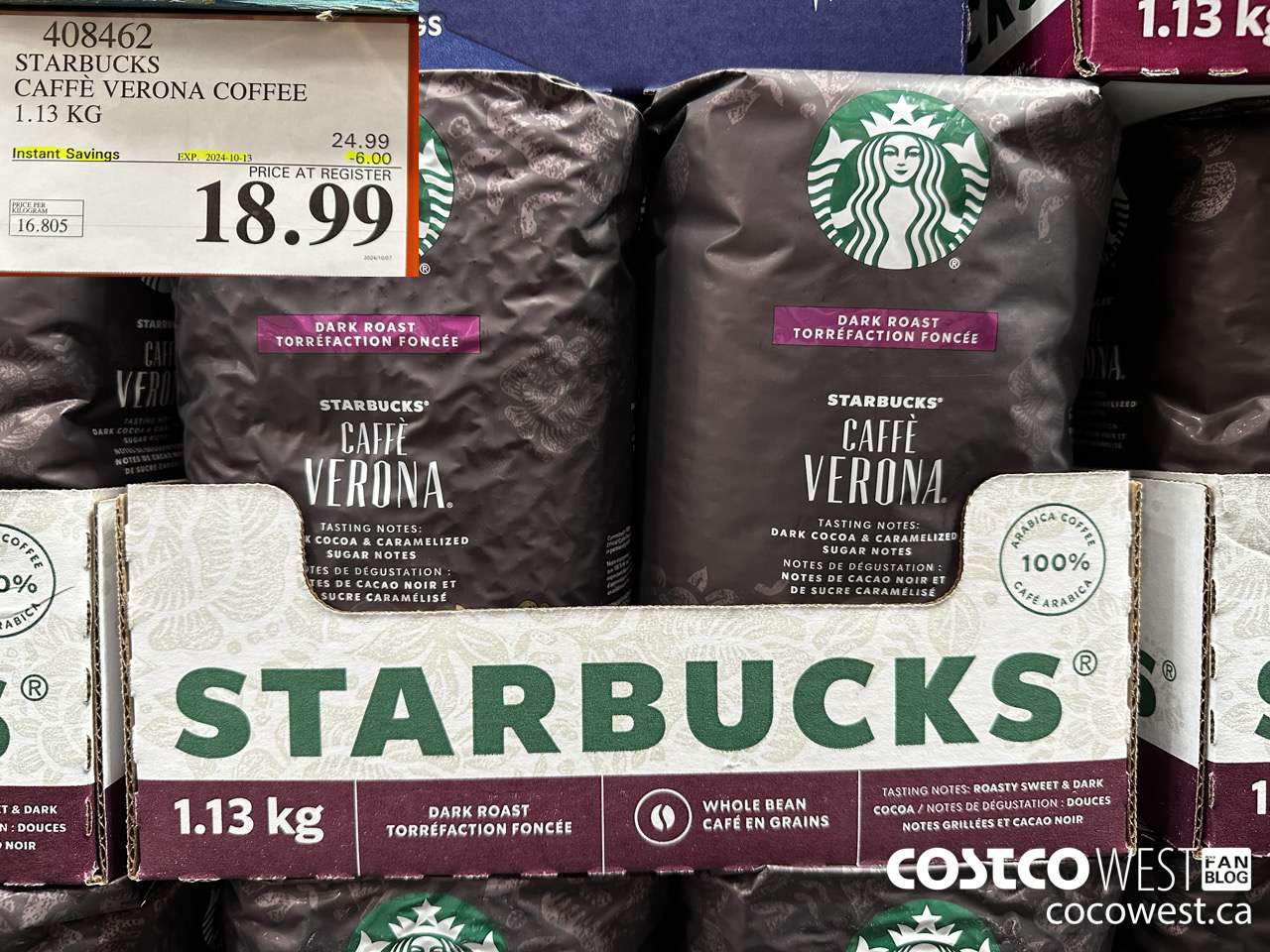 408462 STARBUCKS VERONA 1.13 KG ($6.00 INSTANT SAVINGS EXPIRES ON 2024-10-13) $18.99