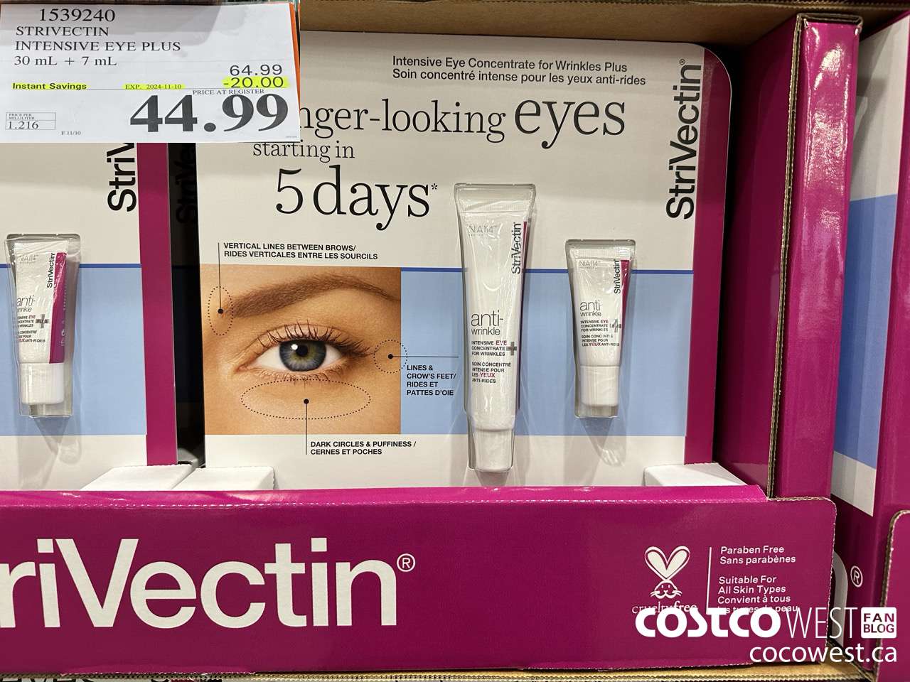 1539240 STIVECTIN INSENSITIVE EYE PLUS 30 ML + 7 ML ($20.00 INSTANT SAVINGS EXPIRES ON 2024-11-10) $44.99