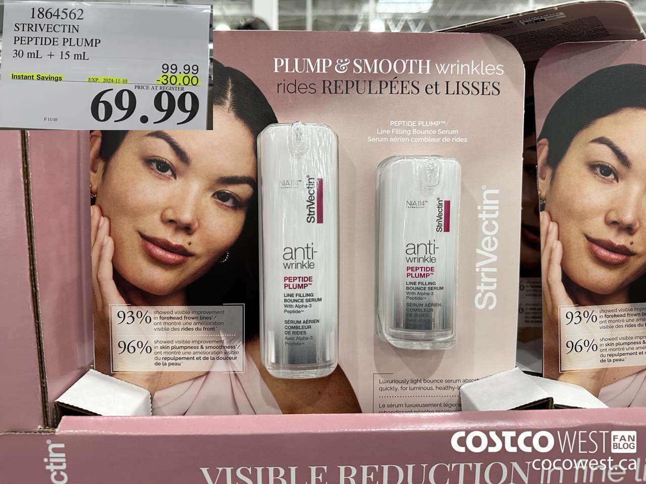 1864562 STIVECTIN PEPTIDE PLUMP 30ML + 15ML ($30.00 INSTANT SAVINGS EXPIRES ON 2024-11-10) $69.99