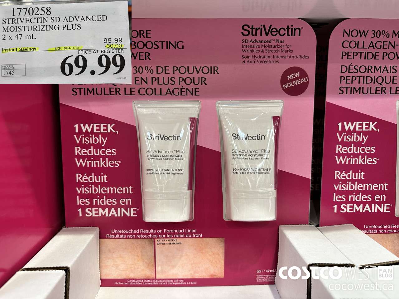 1770258 STRIVECTIN SD ADVANCED MOISTURIZING PLUS 2 X 47ML ($30.00 INSTANT SAVINGS EXPIRES ON 2024-11-10) $69.99