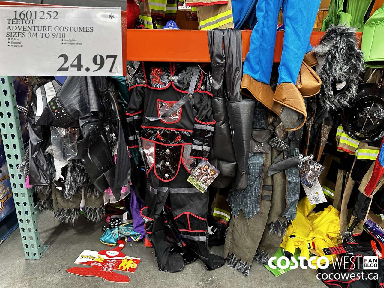 1601252 TEETOT ADVENTURE COSTUMES SIZES 3/4 TO 9/10 $24.97