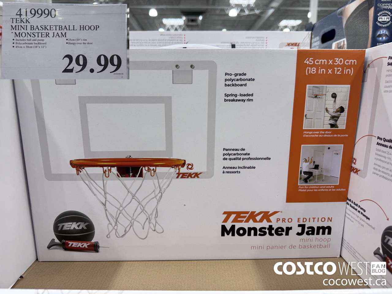 419990 TEKK MINI BASKETBALL HOOP MONSTER JAM $29.99