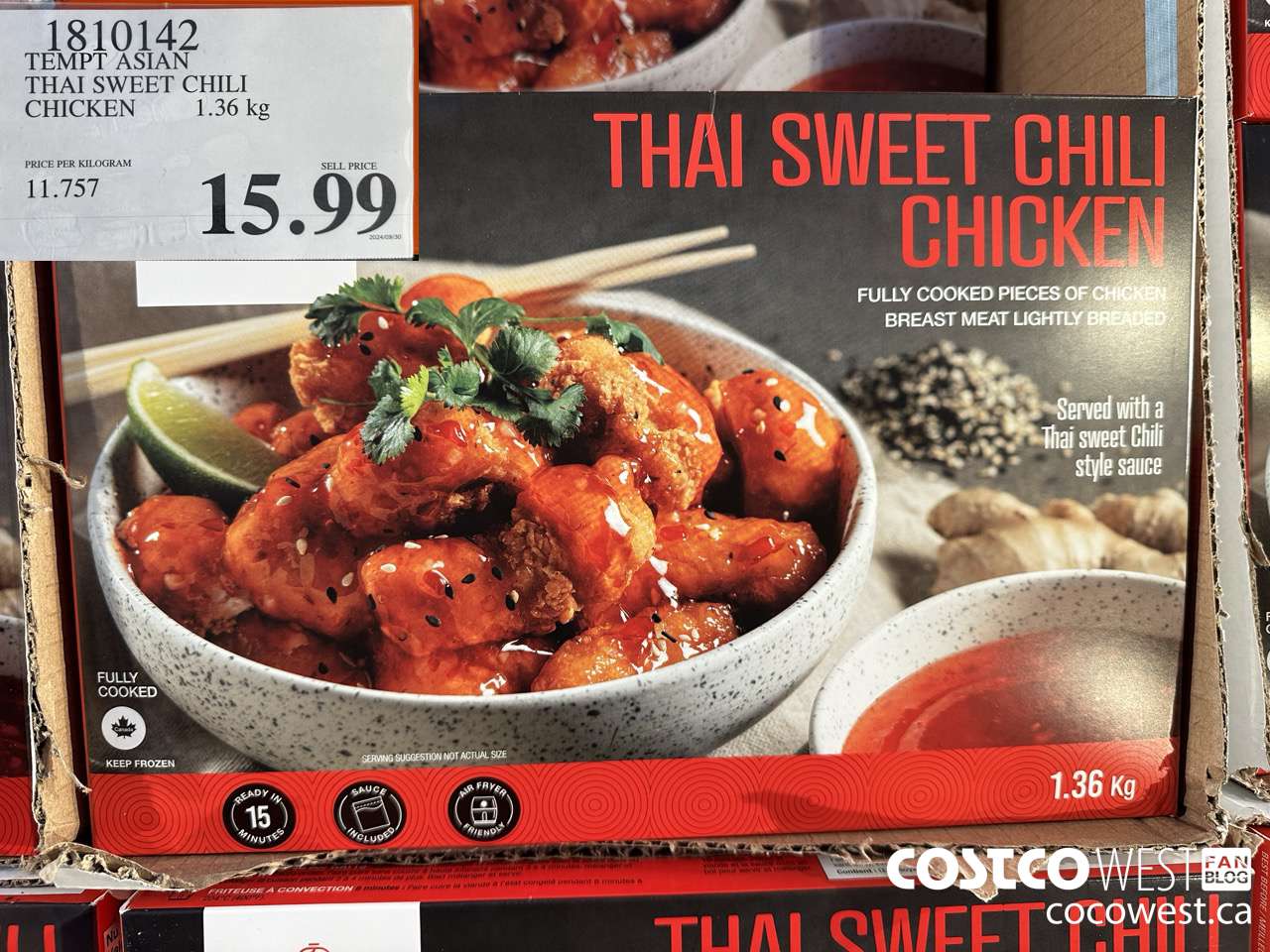 1810142 TEMPT ASIAN THAI SWEET CHILI CHICKEN 1.36 kg $15.99