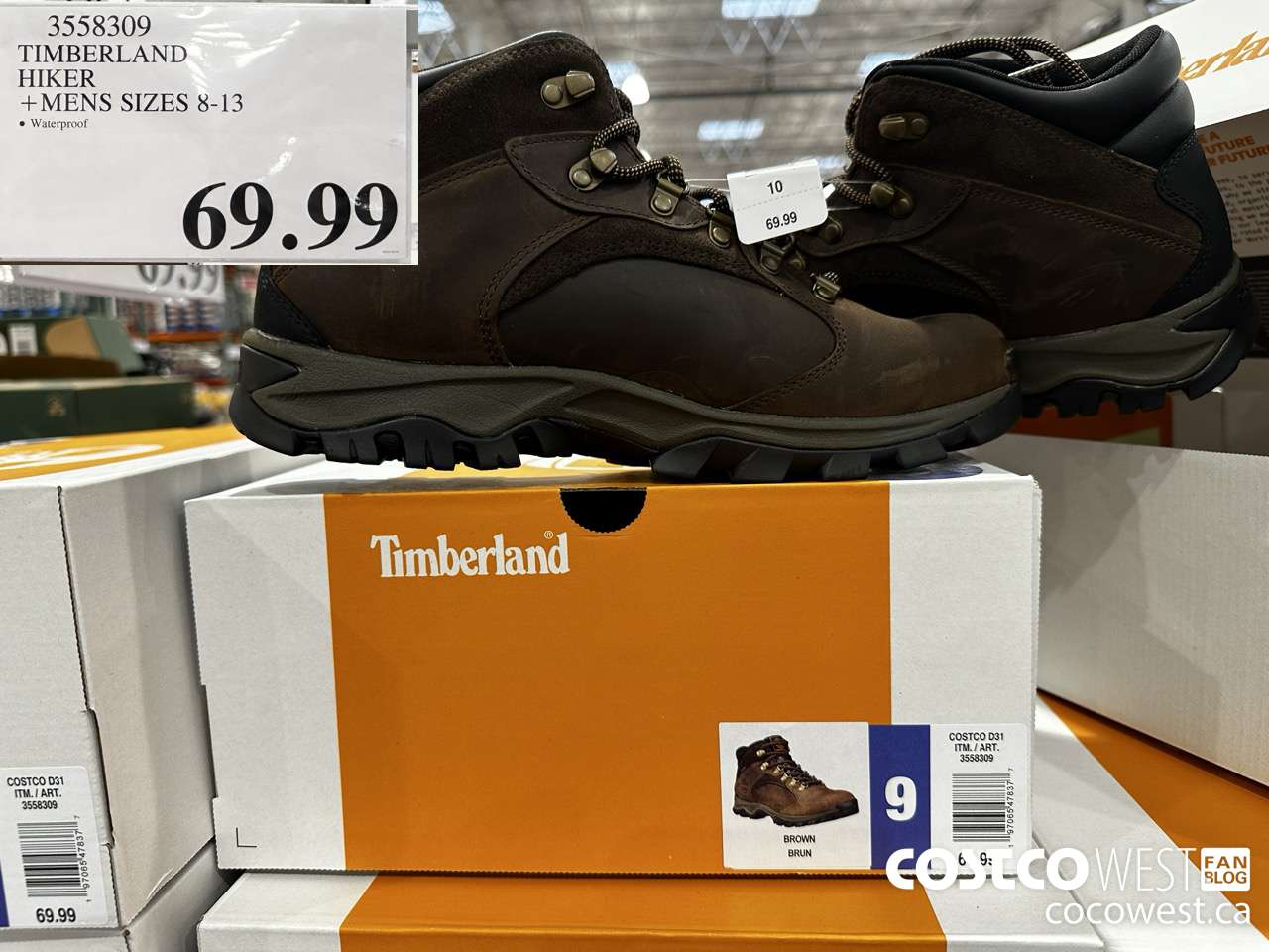 3558309 TIMBERLAND HIKER MENS SIZES 8-13 $69.99