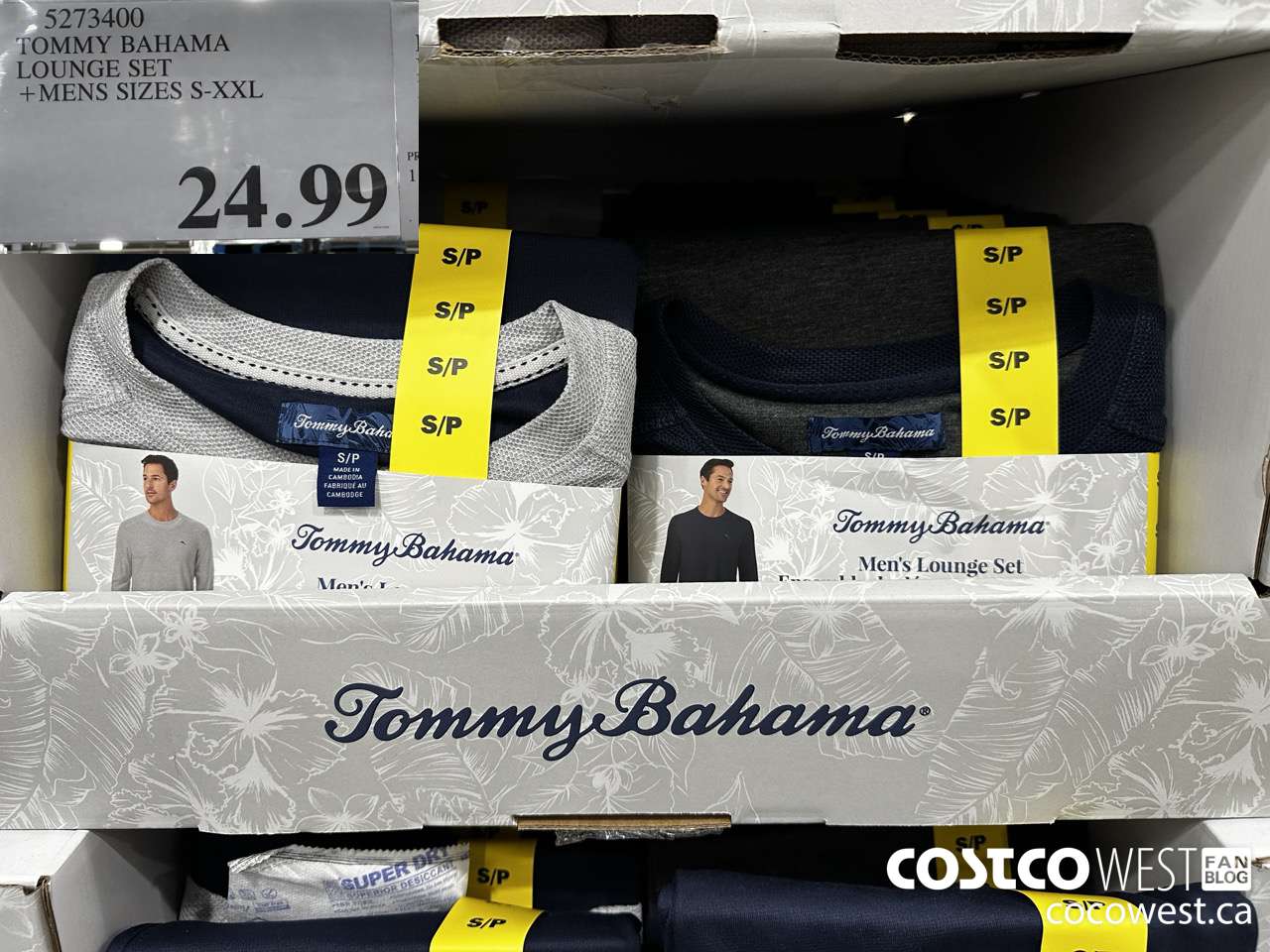 5273400 TOMMY BAHAMA LOUNGE SET MENS SIZES S-XXL $24.99