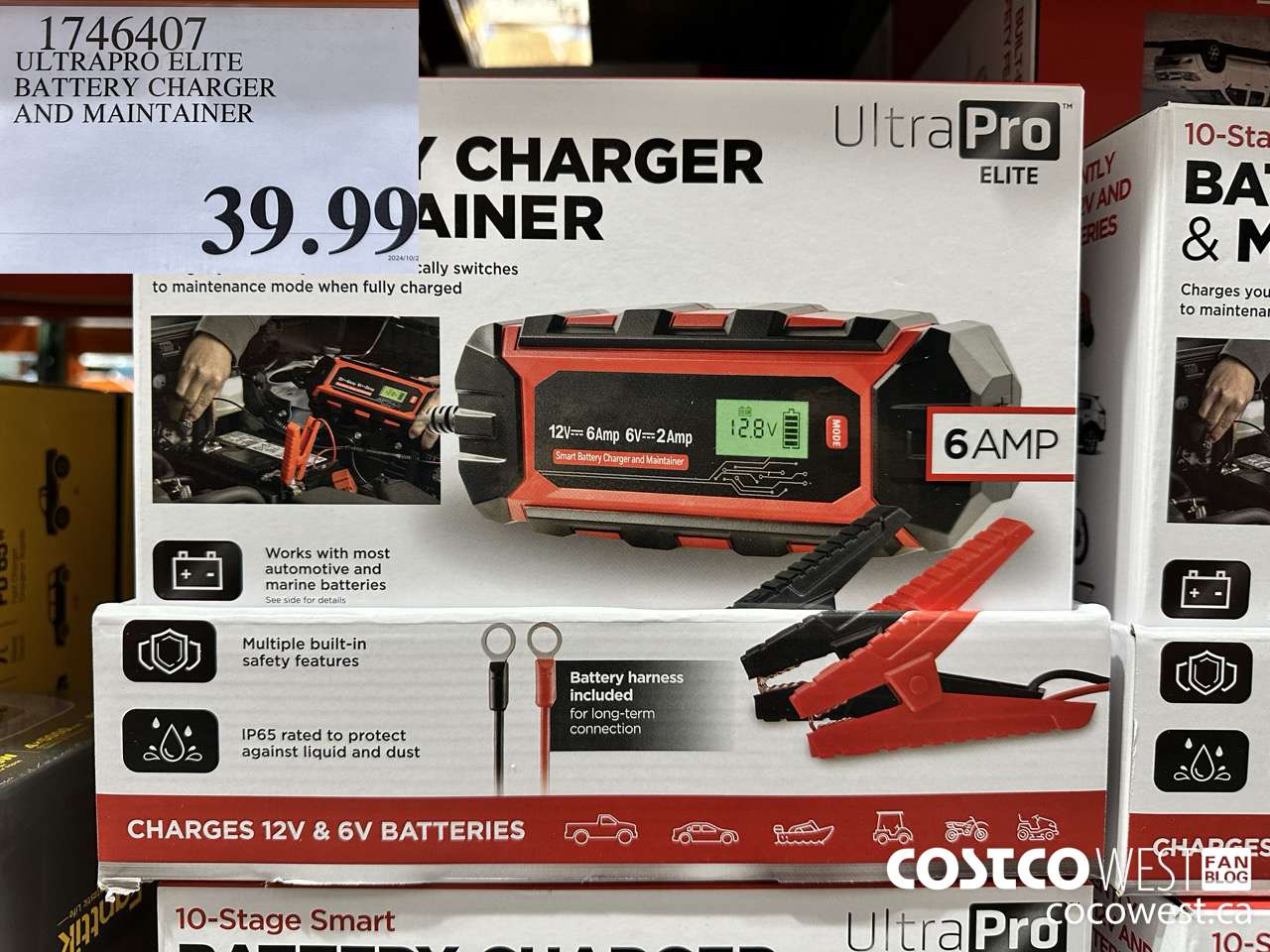1746407 ULTRAPRO ELITE BATTERY CHARGER AND MAINTAINER $39.99