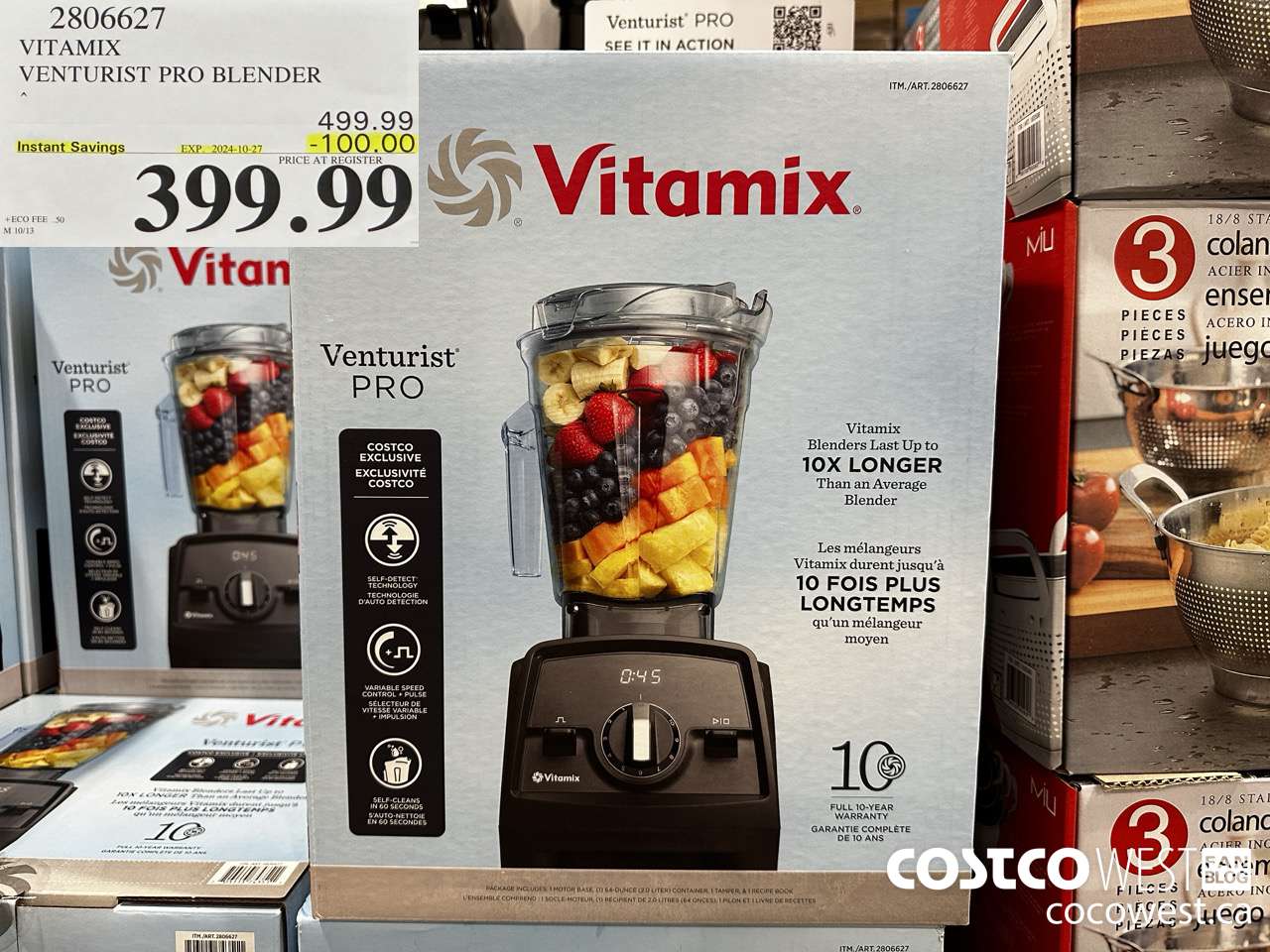 2806627 VITAMIX VENTURIST PRO BLENDER ($100.00 INSTANT SAVINGS EXPIRES ON 2024-10-27) $399.99