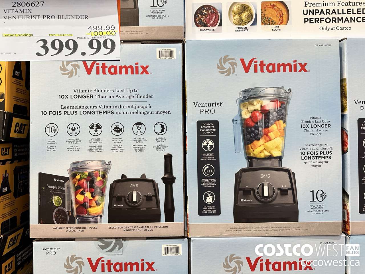 2806627 VITAMIX VENTURIST PRO BLENDER ($100.00 INSTANT SAVINGS EXPIRES ON 2024-10-27) $399.99