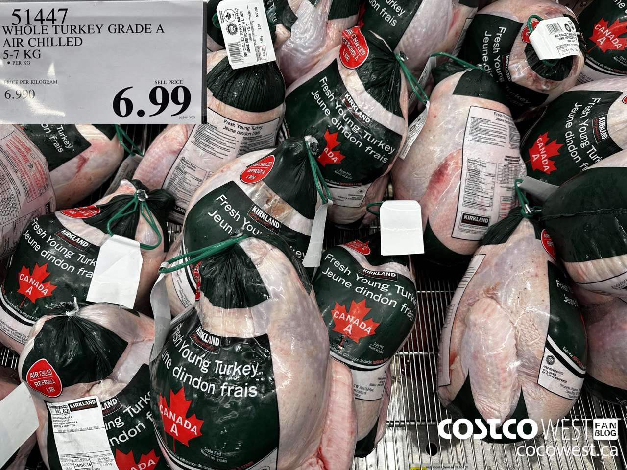 51447 WHOLE TURKEY GRADE A AIR CHILLED $6.99