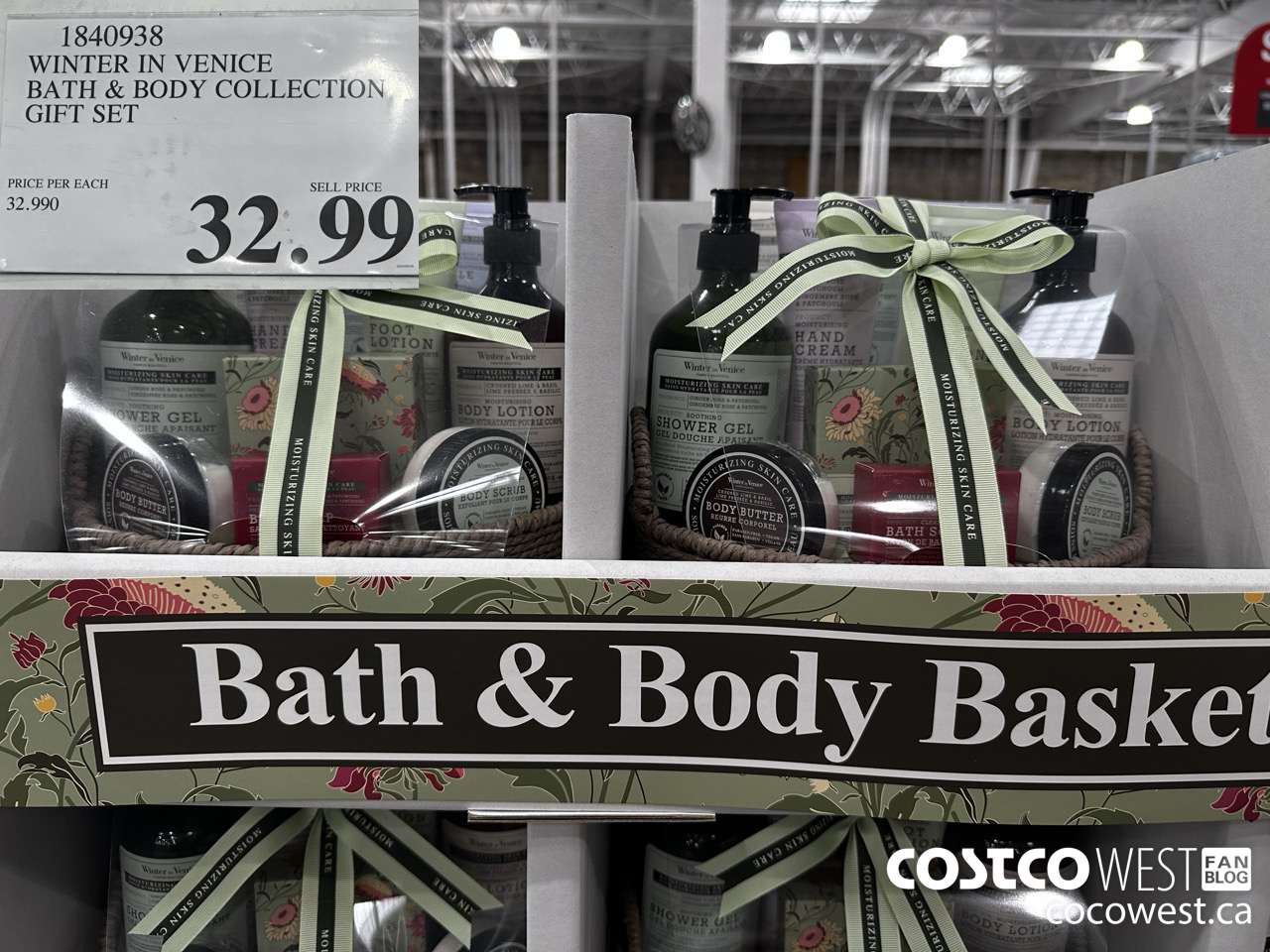 1840938 WINTER IN VENICE BATH & BODY COLLECTION GIFT SET $32.99