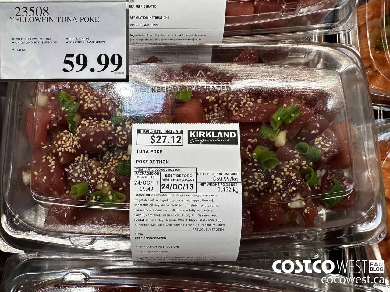 23508 YELLOWFIN TUNA POKE $59.99
