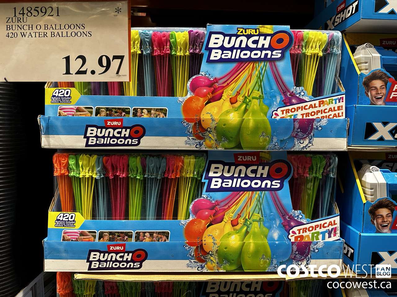 1485921 ZURU BUNCH O BALLOONS 420 WATER BALLOONS $12.97