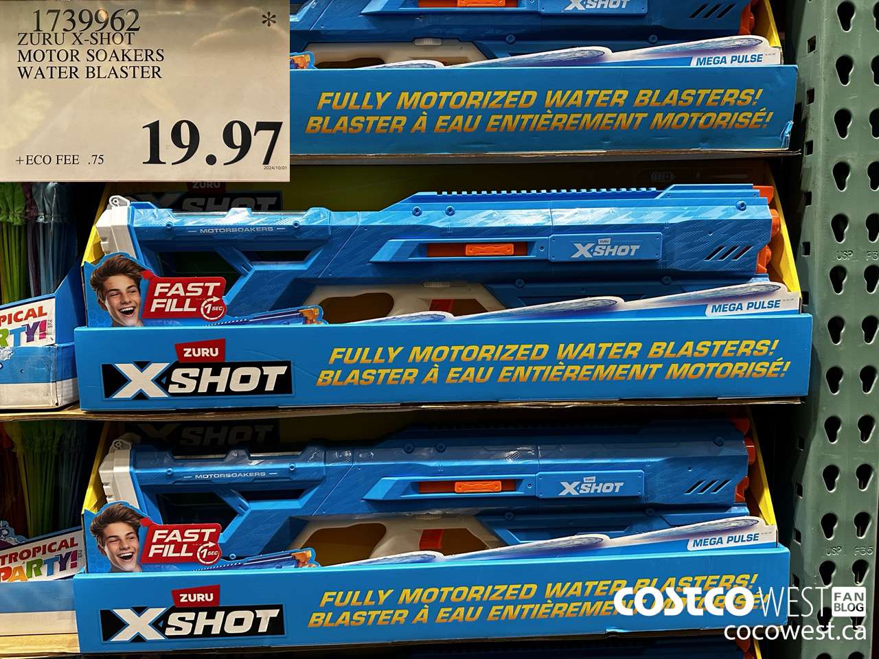 1739962 ZURU X-SHOT MOTOR SOAKERS WATER BLASTER $19.97