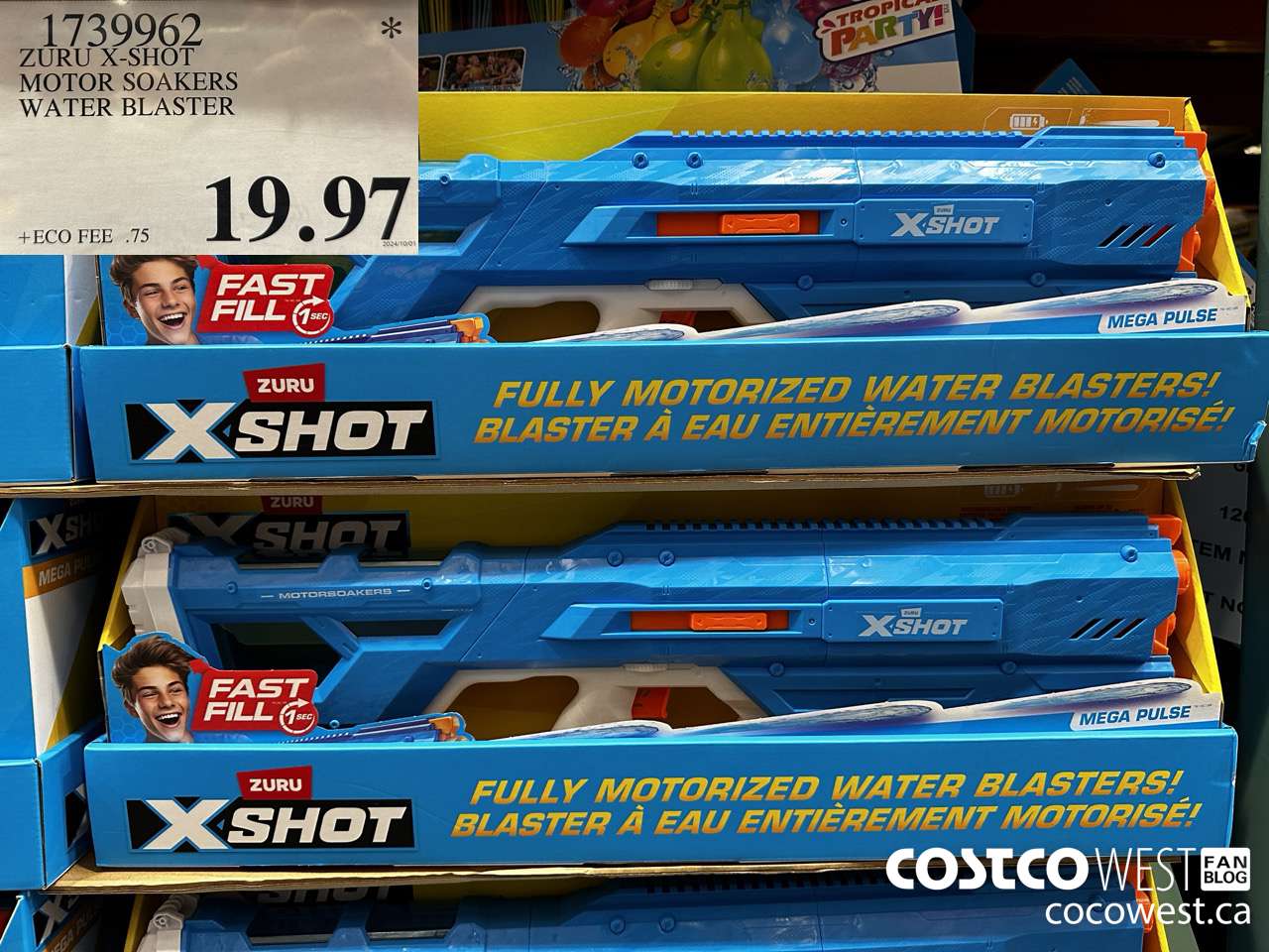 1739962 ZURU X-SHOT MOTOR SOAKERS WATER BLASTER $19.97