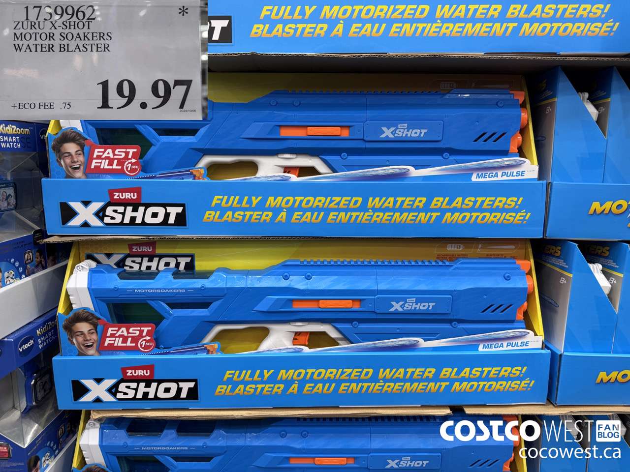 1739962 ZURU X-SHOT MOTOR SOAKERS WATER BLASTER $19.97