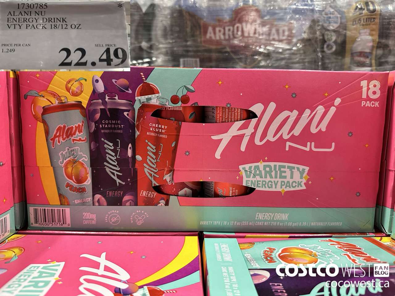 1730785 ALANI NU ENERGY VTY PACK 18/12 OZ $22.49