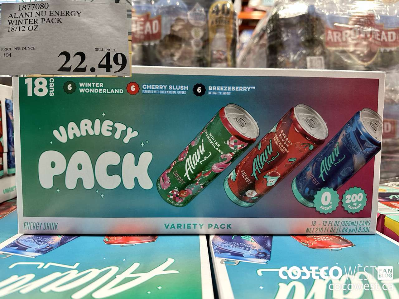 1877080 ALANI NU ENERGY WINTER PACK 18/12 OZ $22.49