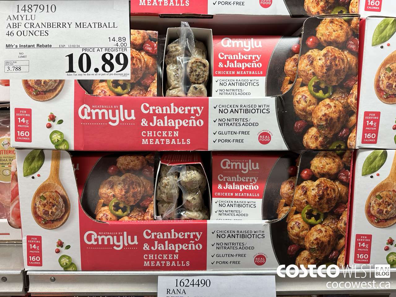 1487910 AMYLU ABF CRANBERRY MEATBALL 46 OUNCES ($4.00 INSTANT SAVINGS EXPIRES ON 2024-12-02) $10.89