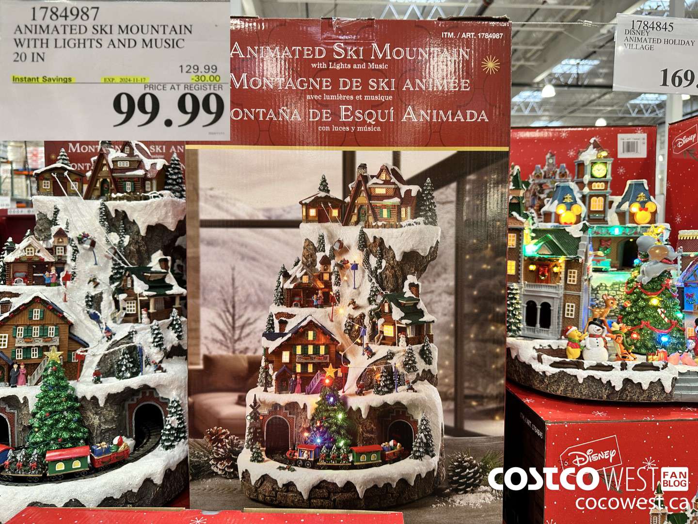 1784987 ANIMATED SKI MOUNTAIN WITH LIGHTS AND MUSIC 20 IN ($30.00 INSTANT SAVINGS EXPIRES ON 2024-11-17) $99.99