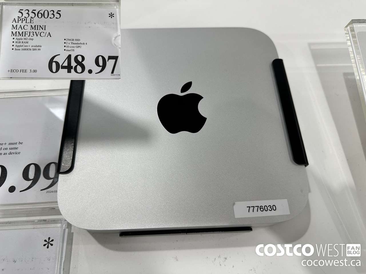 5356035 APPLE MAC MINI MMFJ3VC/A $648.97