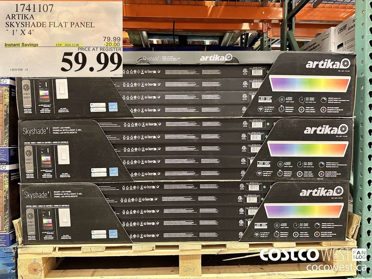 1741107 ARTIKA SKYSHADE FLAT PANEL ($20.00 INSTANT SAVINGS EXPIRES ON 2024-12-08) $59.99