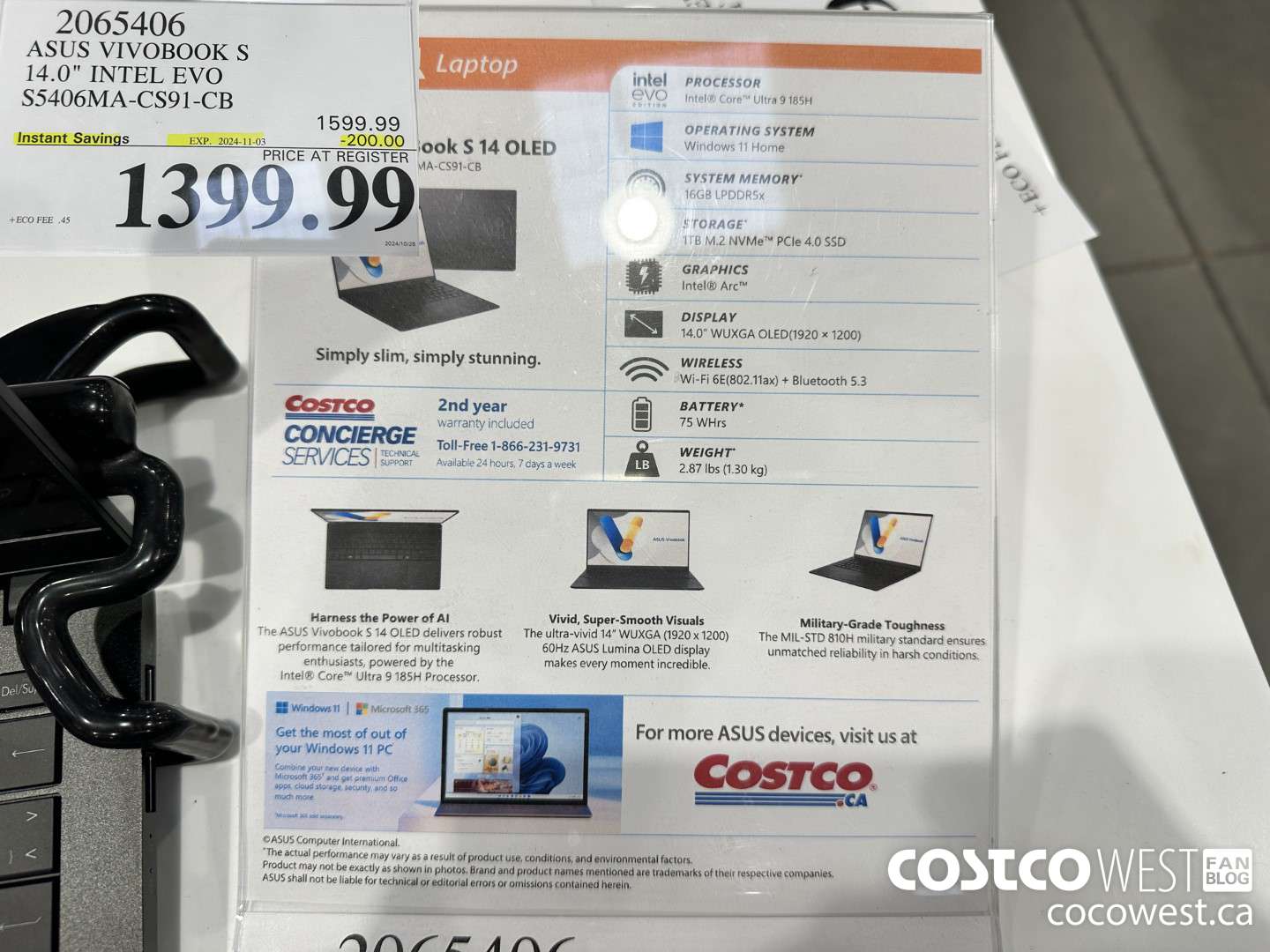 2065406 ASUS VIOBOOK S 14.0