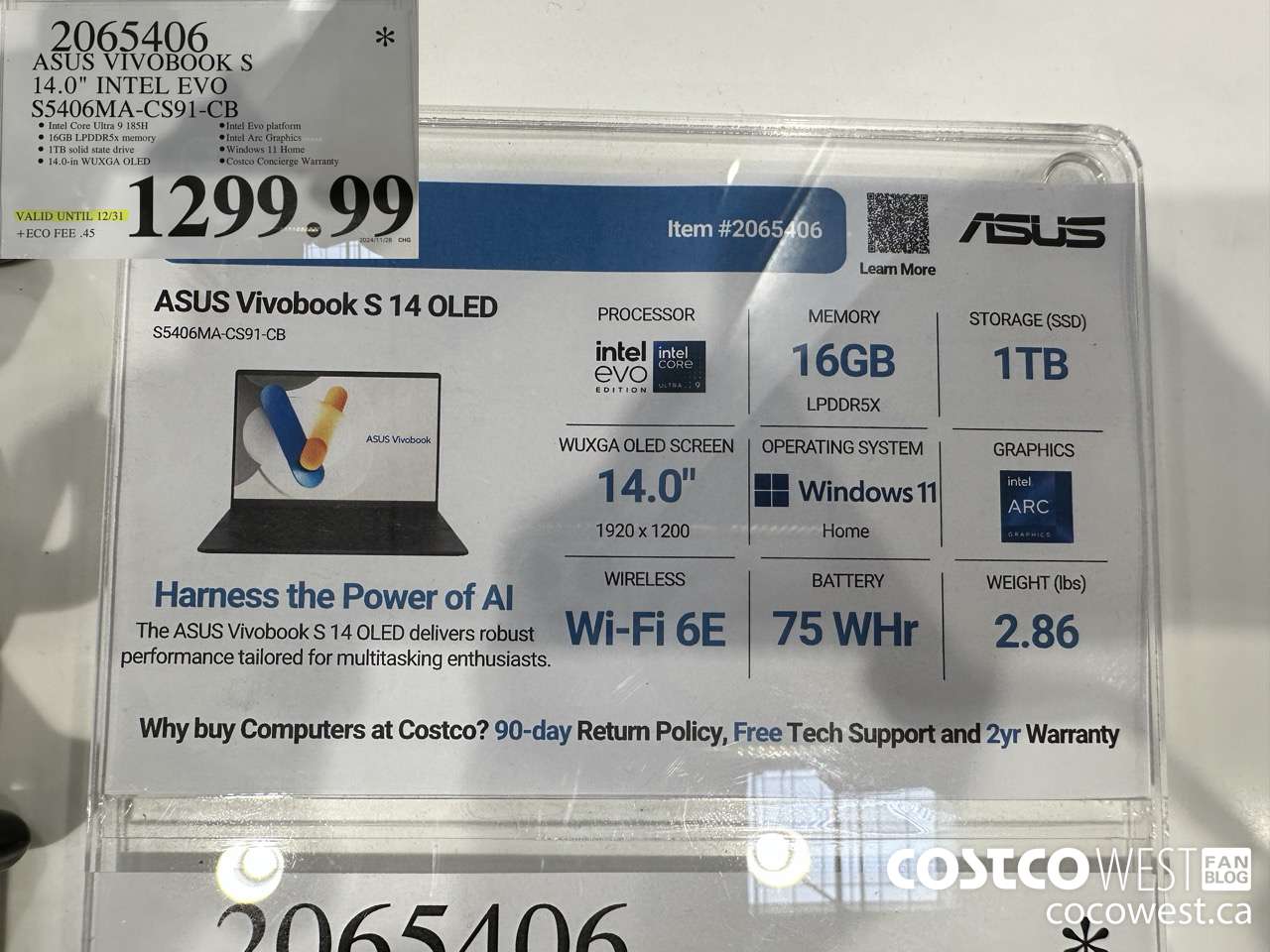 2065406 ASUS VIOBOOK S 14.0