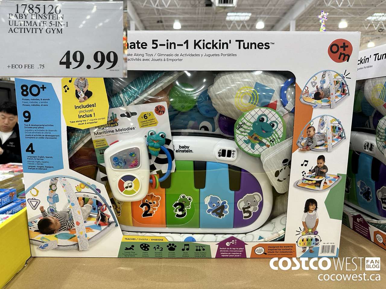 1785126 BABY EINSTEIN ULTIMATE 5-IN-1 ACTIVITY GYM $49.99