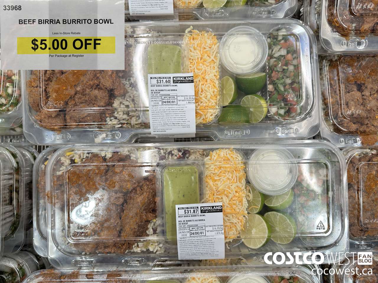 33968 BEEF BIRRIA BURRITO BOWL ($5.00 INSTANT SAVINGS)