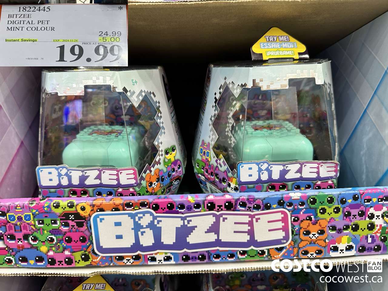 1822445 BITZEE DIGITAL PET MINT COLOUR ($5.00 INSTANT SAVINGS EXPIRES ON 2024-11-24) $19.99