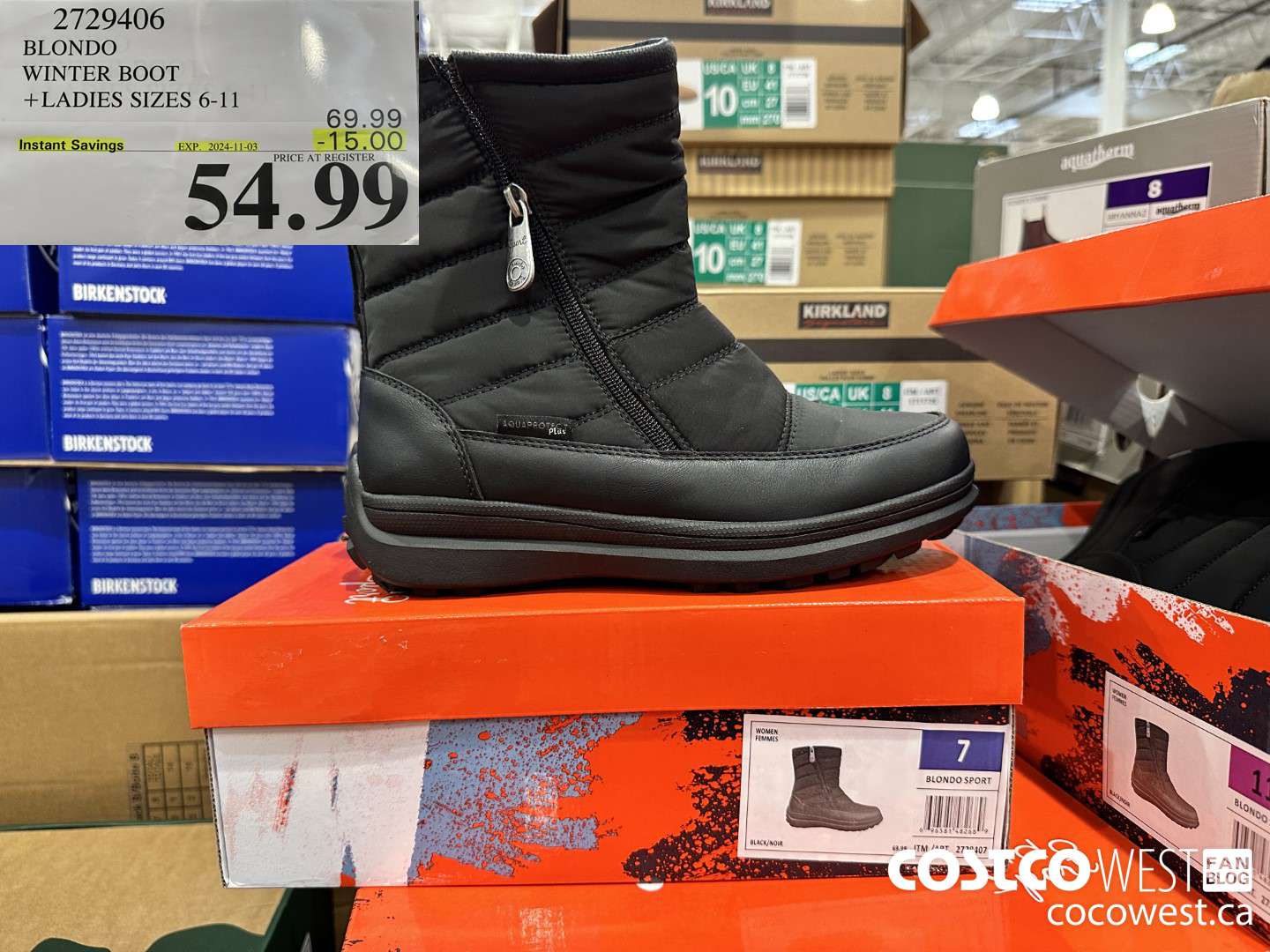 2729406 BLONDO WINTER BOOT LADIES SIZES 6-11 ($15.00 INSTANT SAVINGS EXPIRES ON 2024-11-03) $54.99