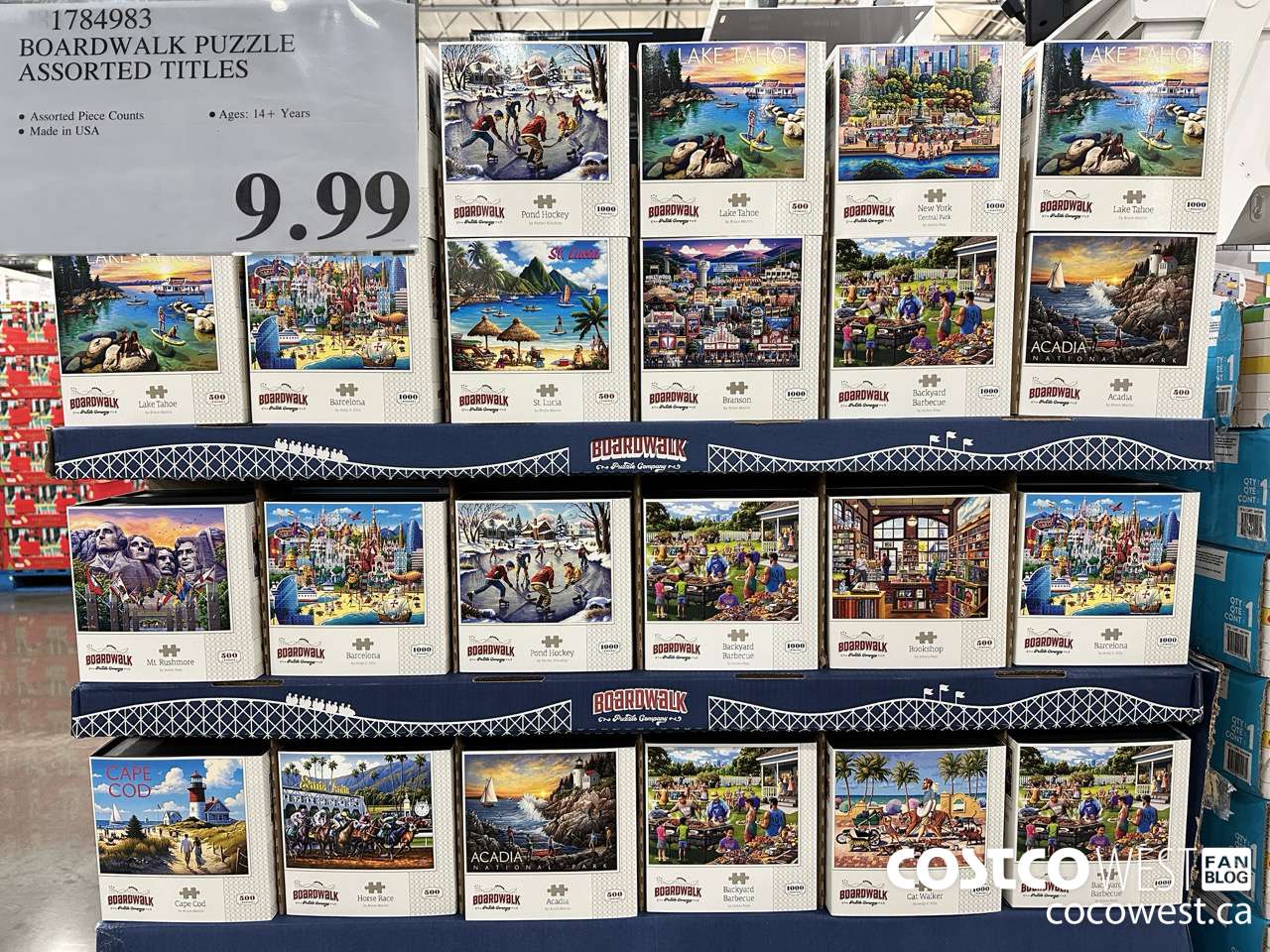 1784983 BOARDWALK PUZZLE ASSORTED TITLES $9.99