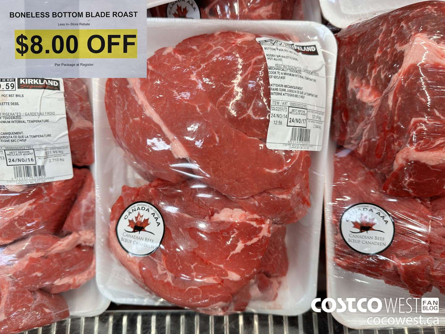 21907 BONELESS BOTTOM BLADE ROAST ($8.00 INSTANT SAVINGS)