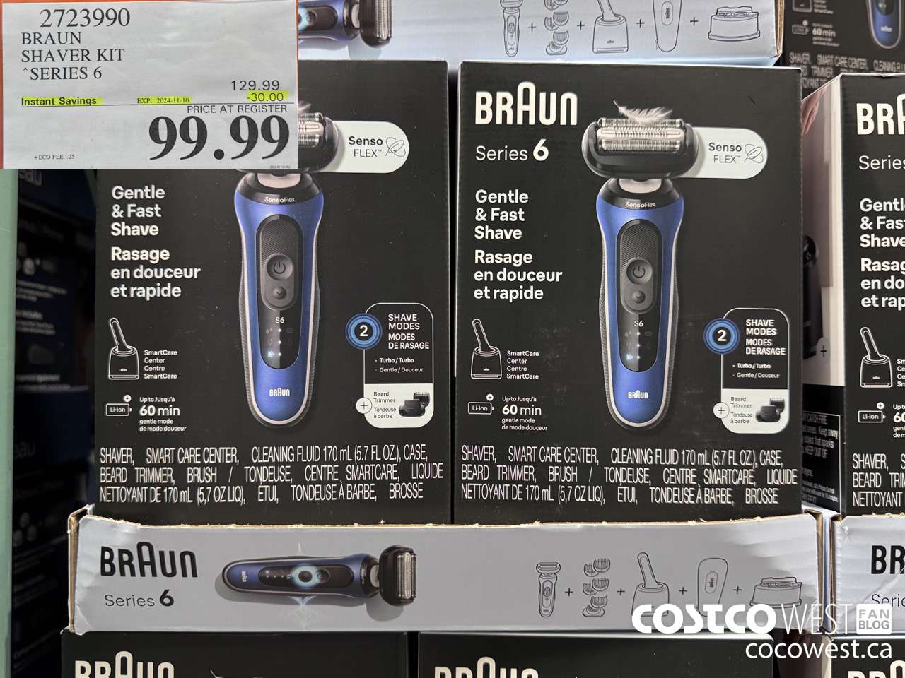 2723990 BRAUN SHAVER KIT SERIES 6 ($30.00 INSTANT SAVINGS EXPIRES ON 2024-11-10) $99.99
