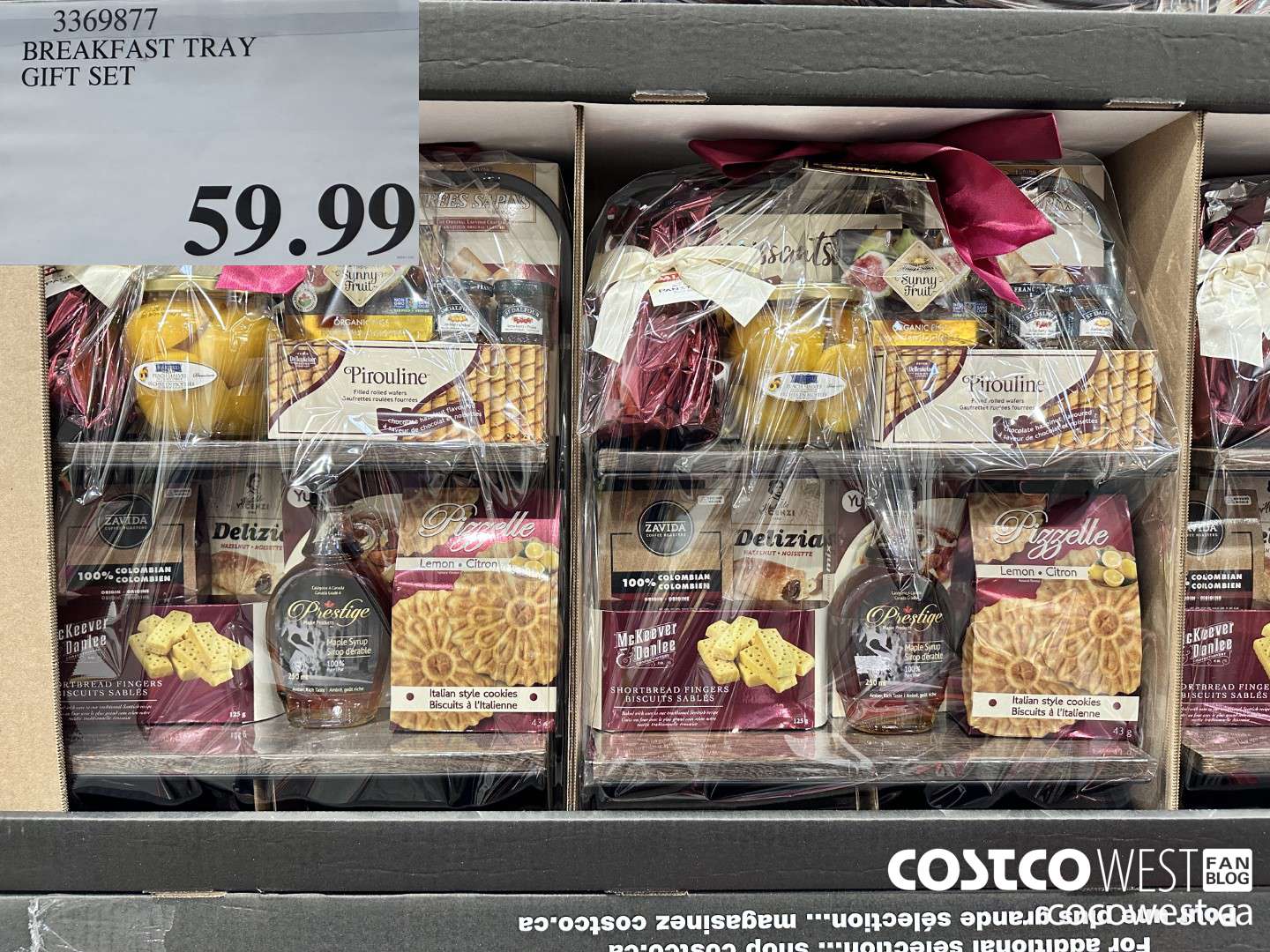 3369877 BREAKFAST TRAY GIFT SET  $59.99