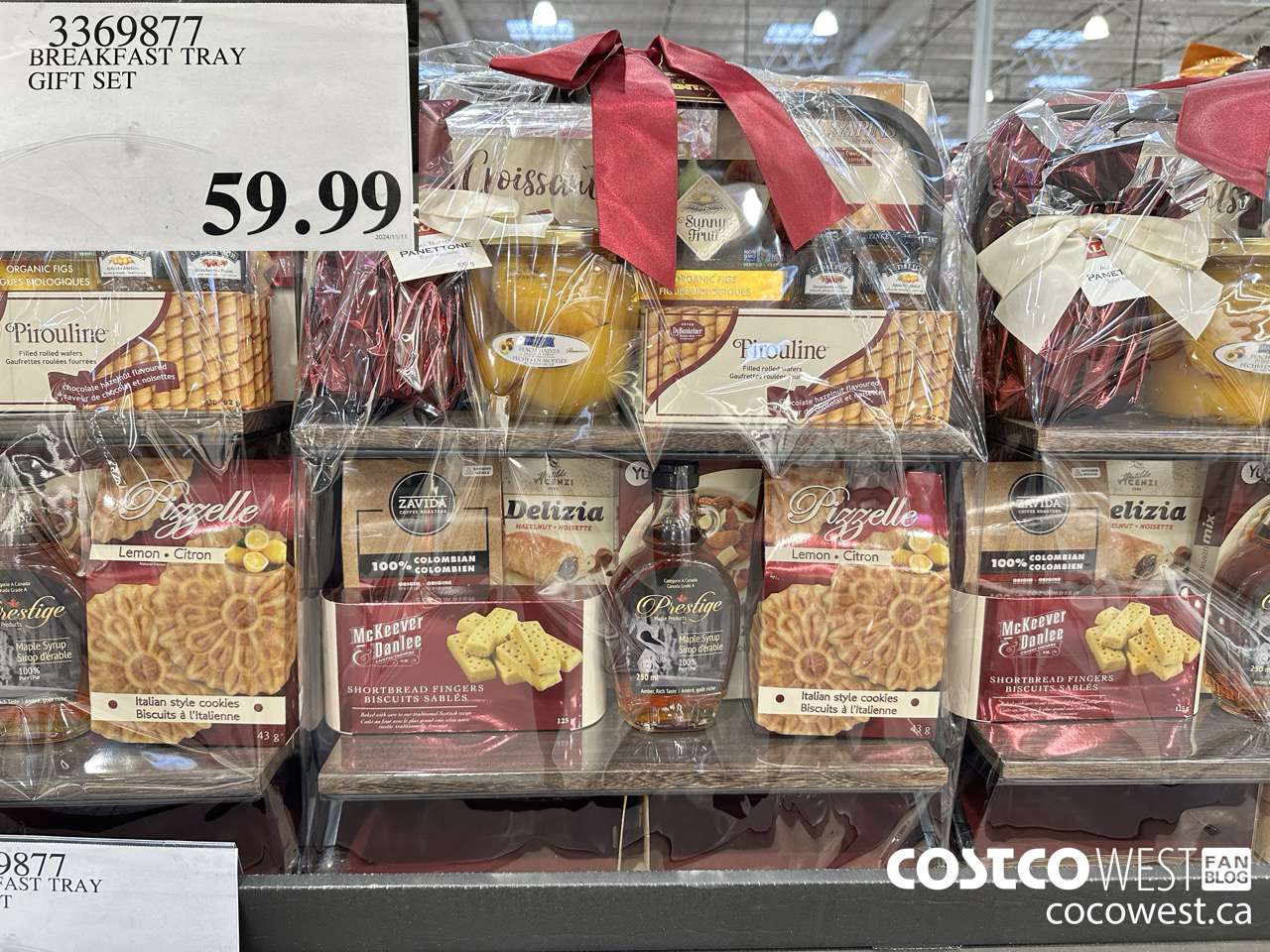 3369877 BREAKFAST TRAY GIFT SET  $59.99